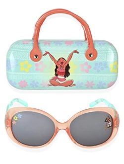 Moana Girls Sunglasses For Kids with Matching Glasses Case and UV Protection for Toddlers