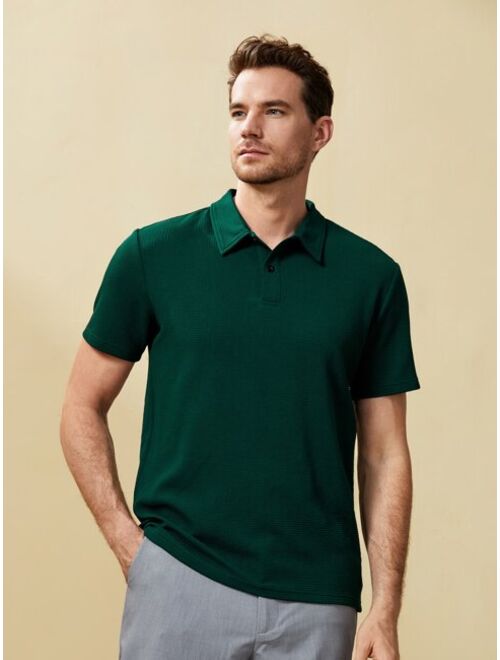 Manfinity Basics Men Solid Polo Shirt