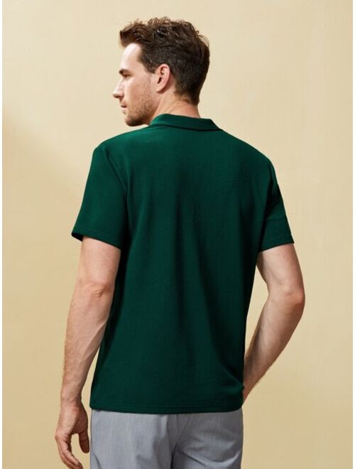 Manfinity Basics Men Solid Polo Shirt