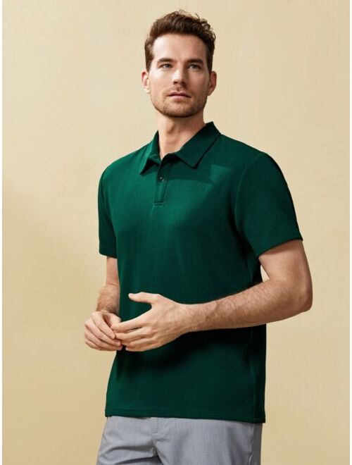 Manfinity Basics Men Solid Polo Shirt