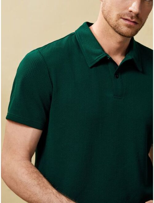 Manfinity Basics Men Solid Polo Shirt