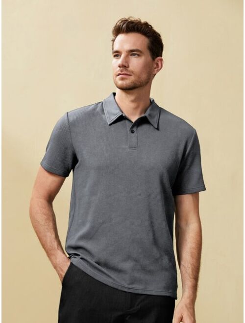 Manfinity Basics Men Solid Polo Shirt