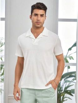 Manfinity Basics Men Cotton Solid Polo Shirt