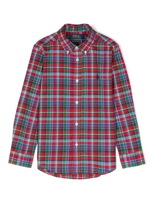 Polo Ralph Lauren Ralph Lauren Kids Polo Pony-motif checked shirt