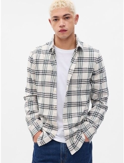 100% Organic Cotton Midweight Flannel Shirt