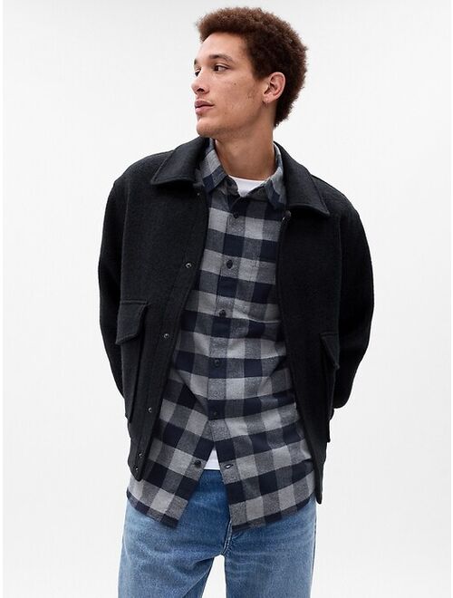 Gap 100% Organic Cotton Midweight Flannel Shirt