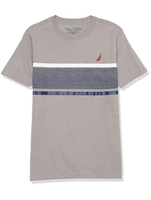 Nautica Boys' Short Sleeve Fashion Crew Neck T-Shirt