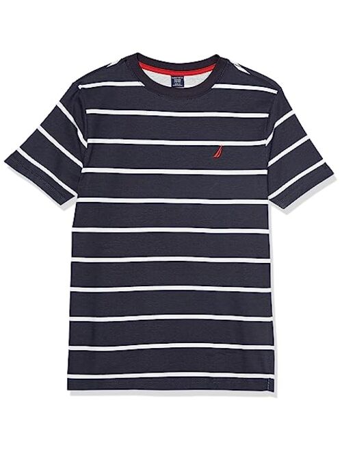 Nautica Boys' Short Sleeve Fashion Crew Neck T-Shirt