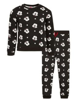 Baby Boys Mickey Mouse Jogger Set Fleece Sweatshirt and Sweatpants (Baby/Toddler/Kids)