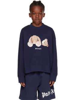 Kids Navy Bear Sweatshirt