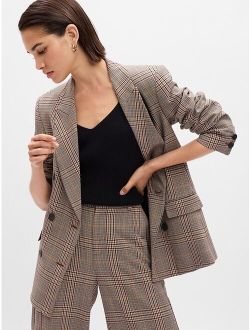 Women's Double-Breasted Long Sleeve Blazer