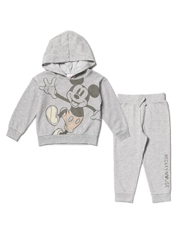Mickey Mouse Baby Fleece Pullover Hoodie and Jogger Pants Set Infant to Toddler