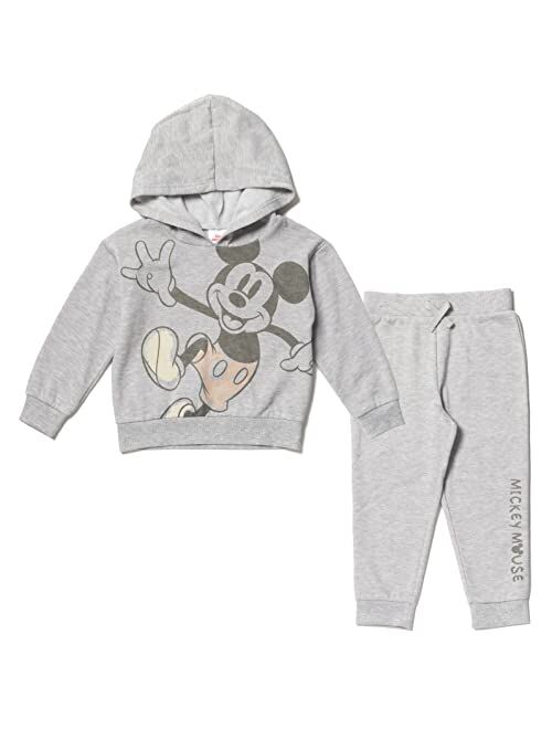 Disney Mickey Mouse Baby Fleece Pullover Hoodie and Jogger Pants Set Infant to Toddler