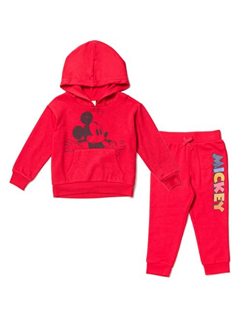 Disney Mickey Mouse Baby Fleece Pullover Hoodie and Jogger Pants Set Infant to Toddler