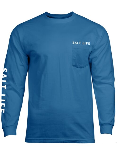 SALT LIFE Men's Sailin' Flag Graphic Long-Sleeve T-Shirt