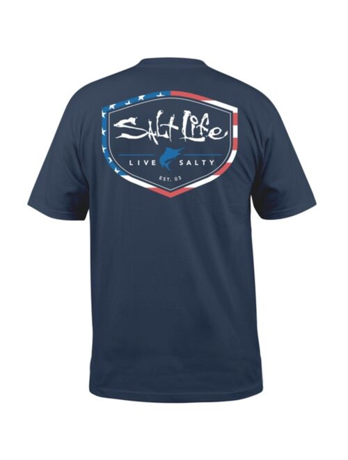 SALT LIFE Men's Amerishield Pocket Tee