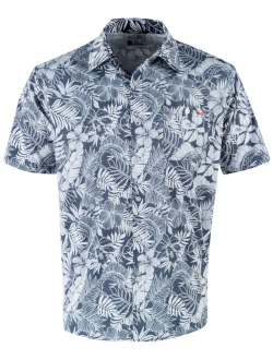 Men's Royal Hawaiian Short-Sleeve Button-Front Shirt