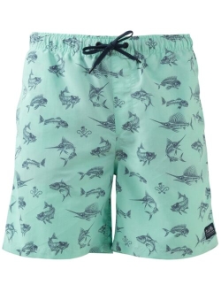 Men's Fish N' Bones Board Shorts