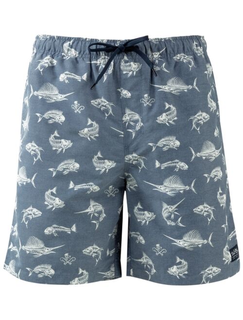 SALT LIFE Men's Fish N' Bones Board Shorts