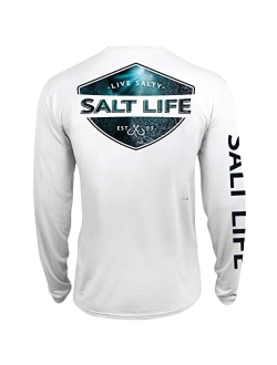 Men's Deep Sea Light Long-Sleeve Logo Shirt