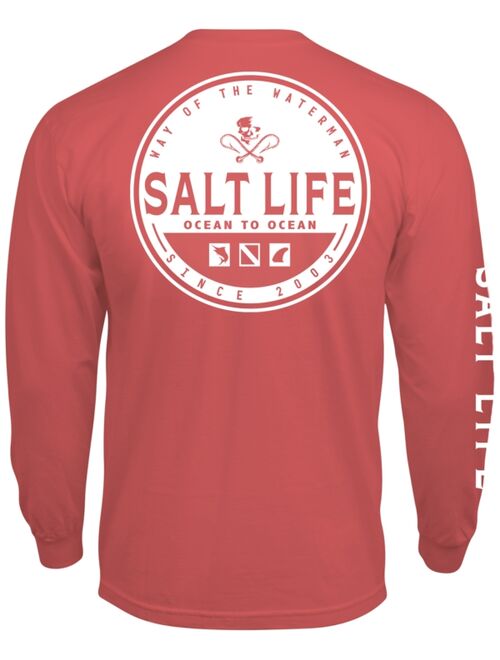 SALT LIFE Men's Ocean to Ocean Long-Sleeve T-Shirt