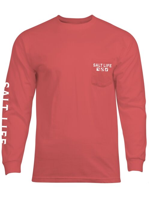 SALT LIFE Men's Ocean to Ocean Long-Sleeve T-Shirt