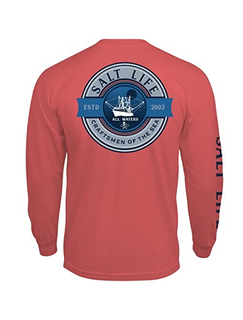 Men's Salt Life All Waters Graphic Long-Sleeve T-Shirt