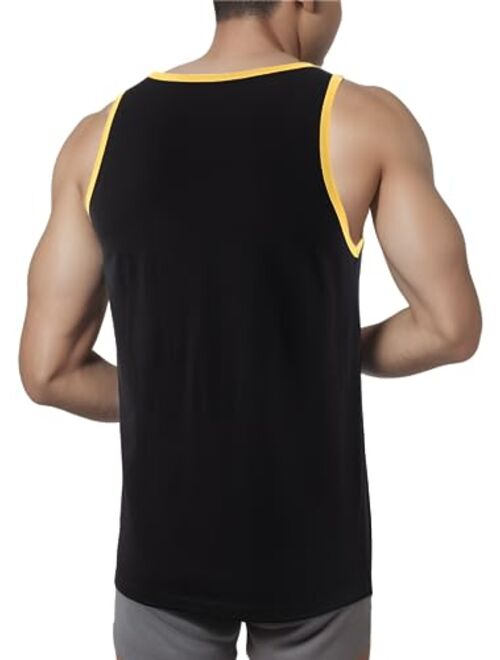 Estepoba Men's Casual Soft Slim Fit Active Running Gym Basketball Sleeveless T Shirts Tank Top