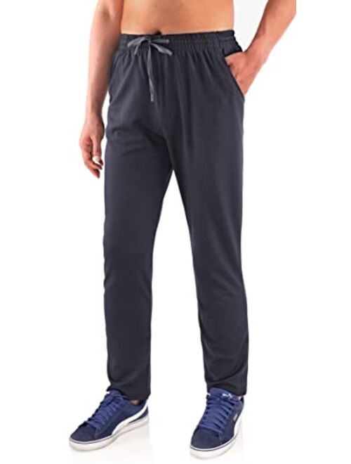 Estepoba Mens Athletic Slim Tapered Fit Active Running Hiking Gym Jogger Yoga Sweat Track Pants