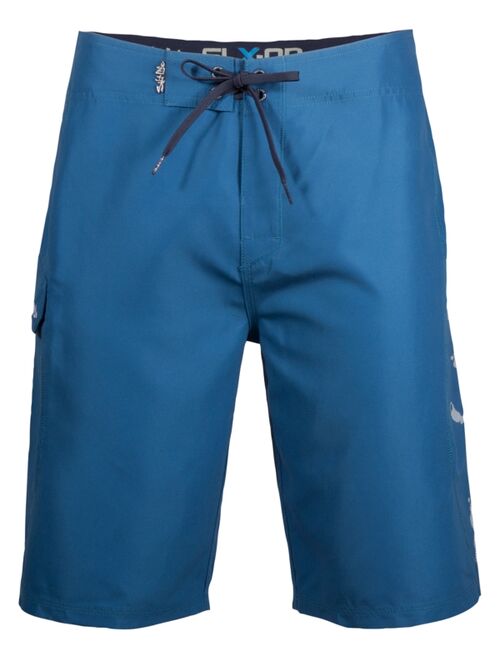 SALT LIFE Men's Stealth Bomberz Aqua Shorts