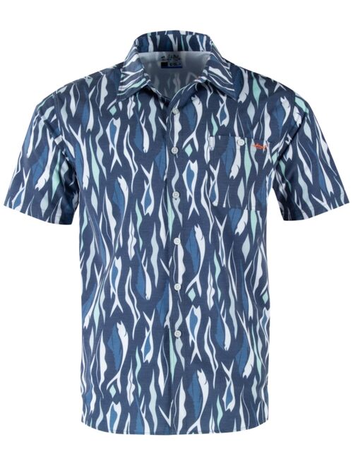 SALT LIFE Men's Call For Kelp Short-Sleeve Button-Front Shirt