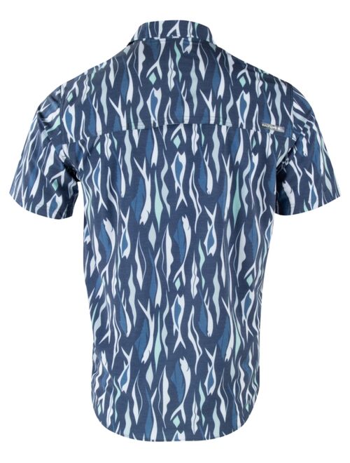 SALT LIFE Men's Call For Kelp Short-Sleeve Button-Front Shirt