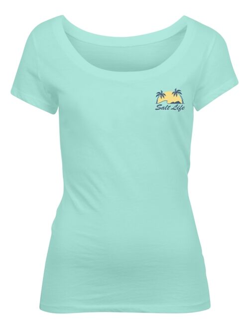 SALT LIFE Women's Island Living Cotton Graphic T-Shirt