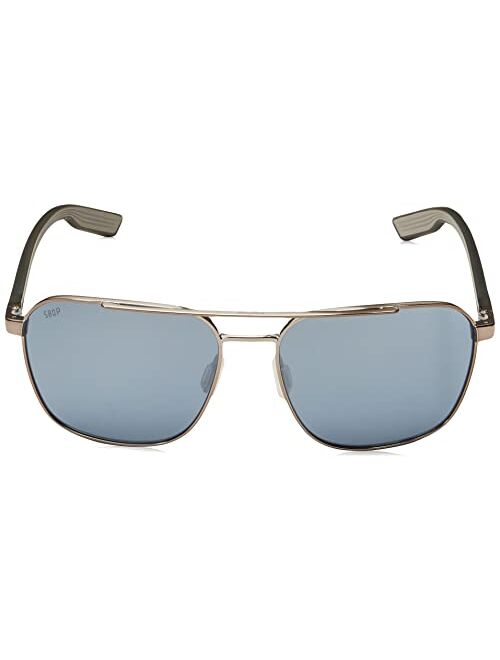 Costa Del Mar Men's Wader Rectangular Sunglasses