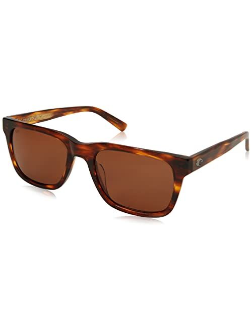 Costa Del Mar Men's Tybee Rectangular Sunglasses