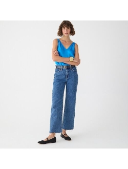 Slim wide-leg jean in River place wash