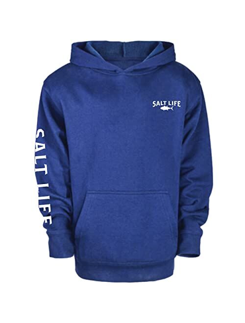 Salt Life Boys' Atlas Badge Classic Fit Hoodie