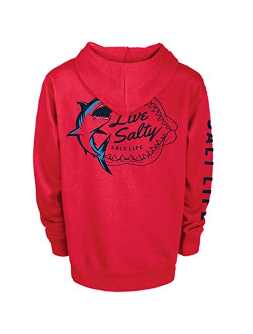 Salt Life Boys' Shark Bite Classic Fit Hoodie