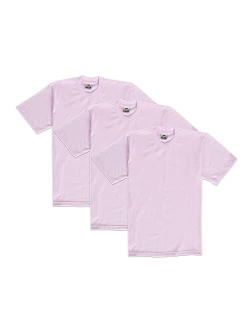 Men's 3-Pack Heavyweight Cotton Short Sleeve Crew Neck T-Shirt