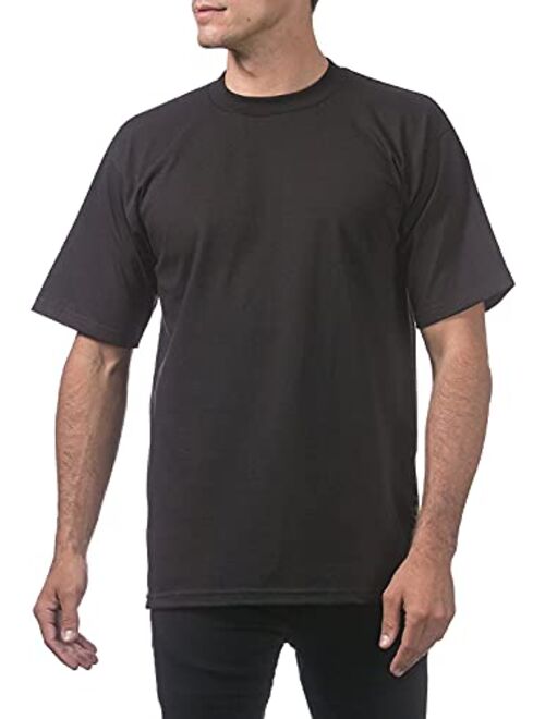 Pro Club Men's 3-Pack Heavyweight Cotton Short Sleeve Crew Neck T-Shirt