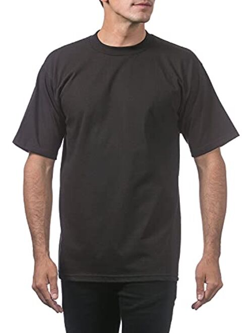 Pro Club Men's 3-Pack Heavyweight Cotton Short Sleeve Crew Neck T-Shirt