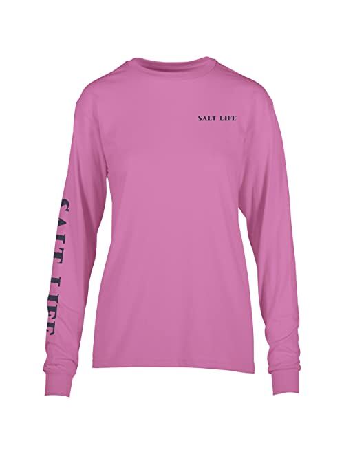 Salt Life womens Crab Tropics Long Sleeve Tee