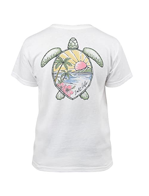 Salt Life Boys' Scenic Turtle Youth Short Sleeve Tee