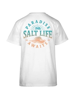 womens Awaiting Paradise Short Sleeve Tee