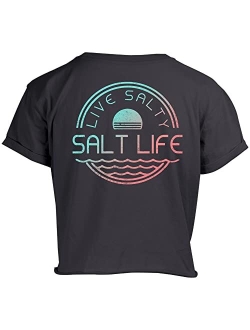 Women's Salterrific Short Sleeve Cropped Tee