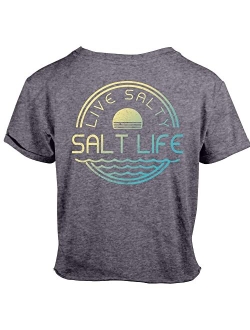 Women's Salterrific Short Sleeve Cropped Tee