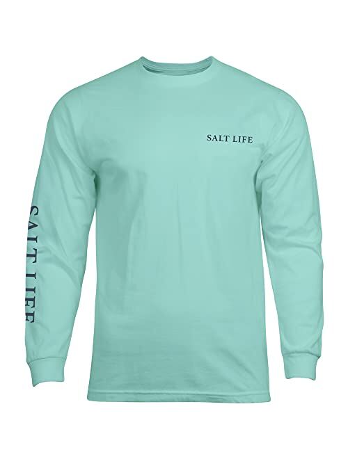 Salt Life Men's Lobster Tailin Long Sleeve Crew Neck Tee