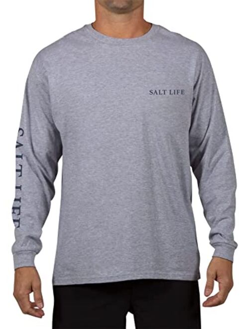 Salt Life Men's Lobster Tailin Long Sleeve Crew Neck Tee