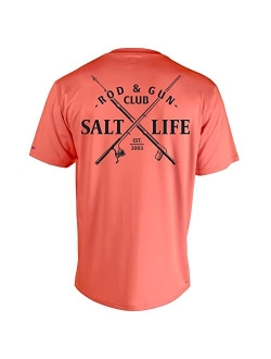 Men's Rod and Gun Club Short Sleeve Lightweight Nanotex Performance Shirt