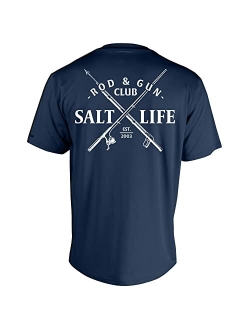 Men's Rod and Gun Club Short Sleeve Lightweight Nanotex Performance Shirt